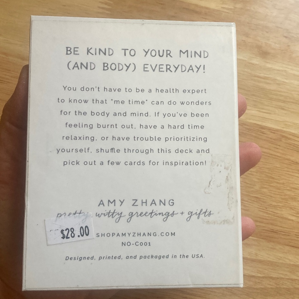 Daily Dose of Self Care Cards - Picture 2 of 4